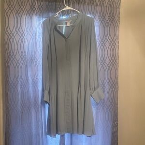H&M Gray Long Sleeve Dress
